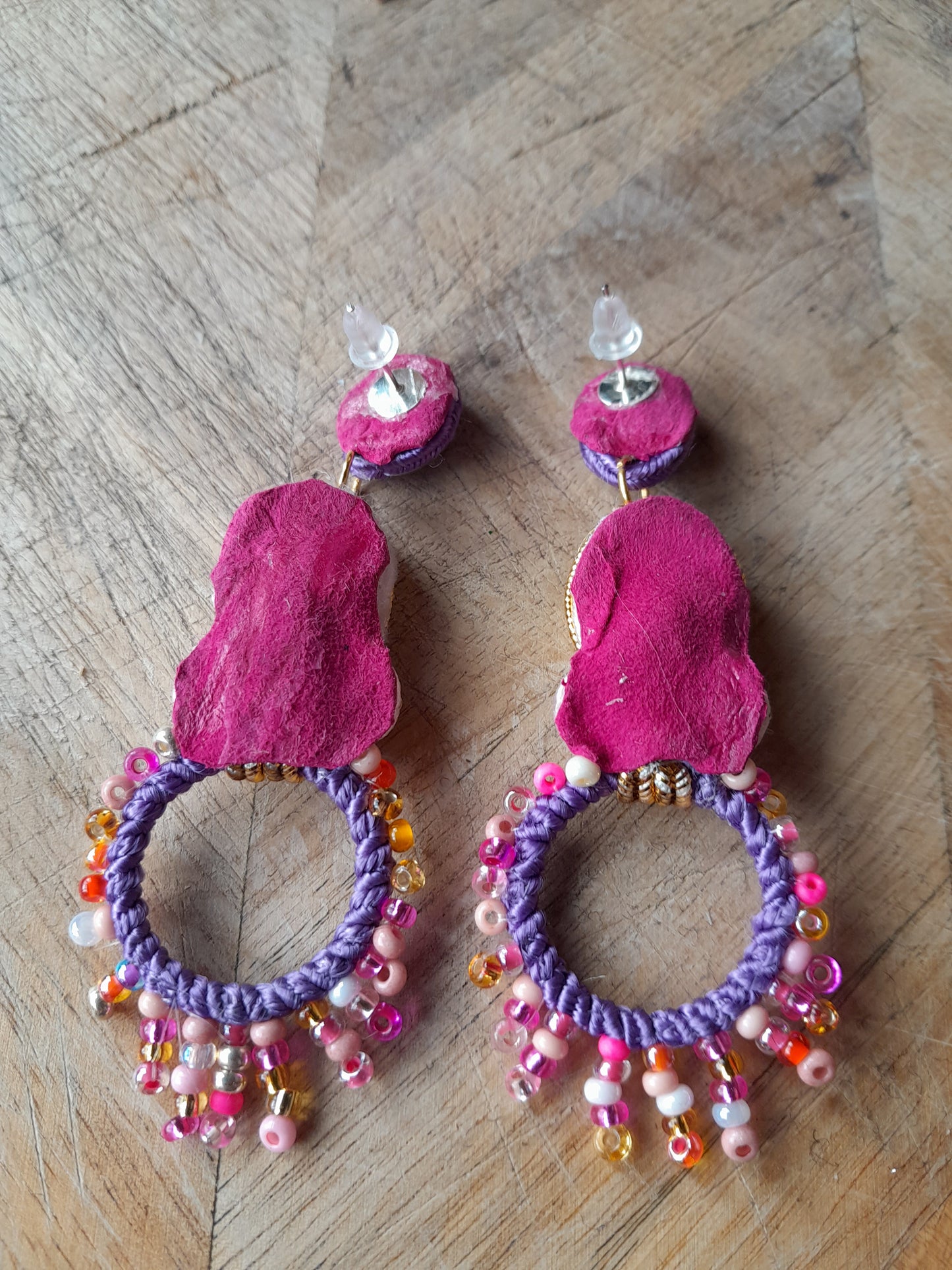 Funfair soutache earrings